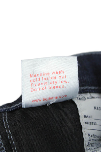 AG Adriano Goldschmied Womens Straight Jeans Blue High Rise 30 Inseam Size 29
