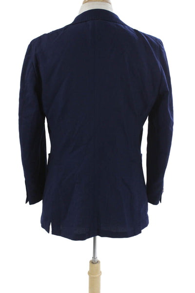 Giusto! Senza Regole Mens Blue Wool Blazer Size 52