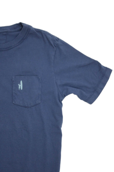 Johnnie-o Childrens Boys Short Sleeves Tee Shirt Blue Cotton Size 10