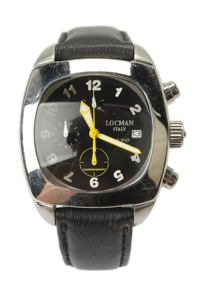 Locman Mens Stainless Steel 1970 Ref 461 Chronograph Quartz Watch 39mm