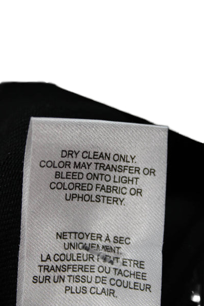 Frame Womens Flared Black Jeans Mid Rise Cotton Blend Size 1