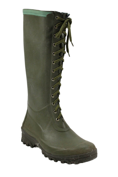 Tretorn Womens Lace Up Knee High Waterproof Boots Green Size 40 10