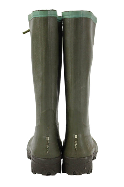 Tretorn Womens Lace Up Knee High Waterproof Boots Green Size 40 10