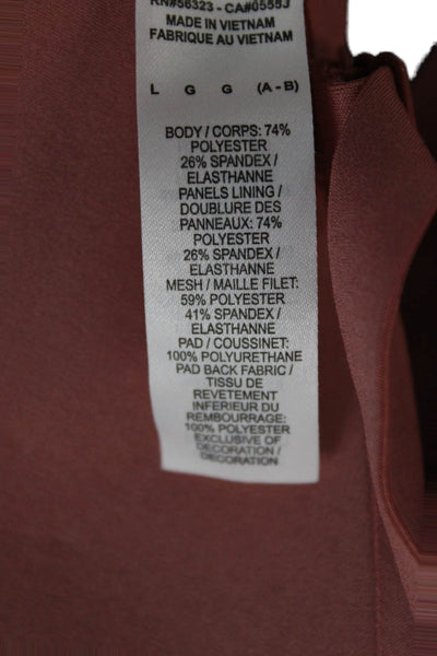 Nike Womens Strappy Back Sports Bra Pink Size Large