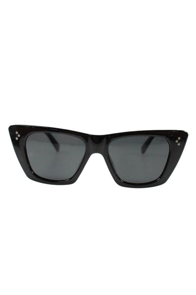 Sojos Womens Studded Cat Eye Sunglasses Black Size 50-18 139