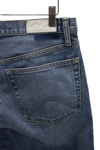 Re/Done Women Straight Jeans Blue High Rise Vintage Size 30
