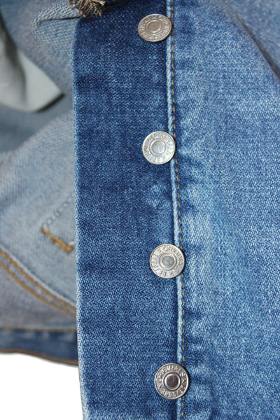 Re/Done Women Straight Jeans Blue High Rise Vintage Size 30