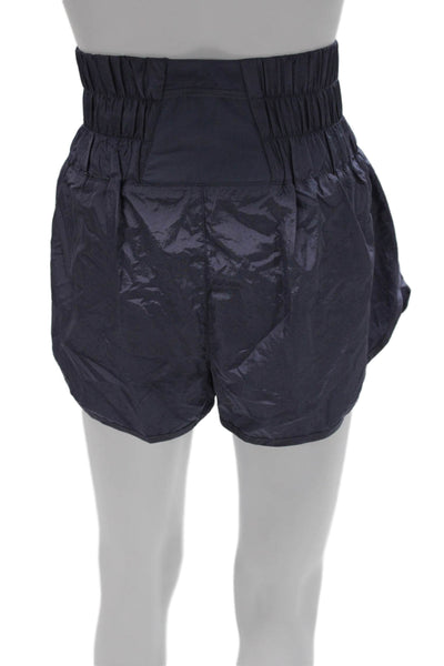 FP Movement Womens Athletic Blue Nylon Shorts Size M