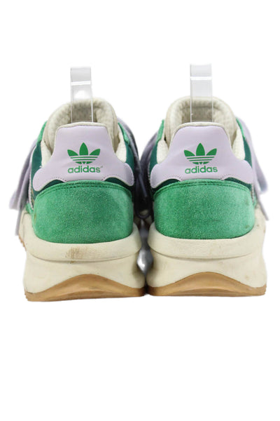 Adidas Womens Suede SL 72 Lace Up Sneakers Green Size 8