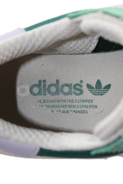 Adidas Womens Suede SL 72 Lace Up Sneakers Green Size 8