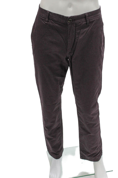 Bonobos Mens Khakis Brown Button Cotton Pants Size 33