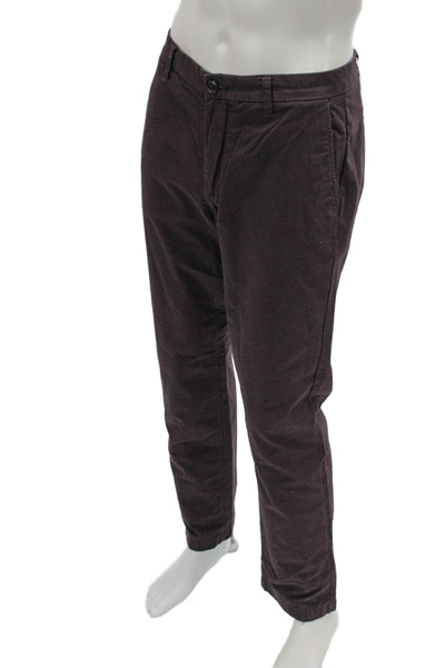 Bonobos Mens Khakis Brown Button Cotton Pants Size 33