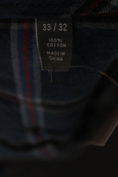 Bonobos Mens Khakis Brown Button Cotton Pants Size 33