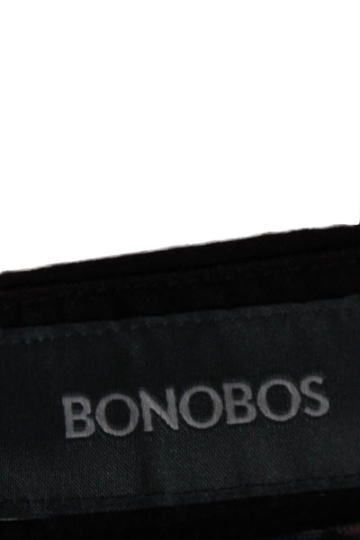 Bonobos Mens Khakis Brown Button Cotton Pants Size 33