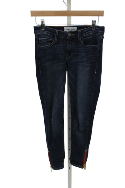 Etienne Marcel Women Skinny Blue Jeans Cotton Blend Size 25