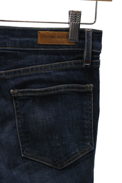 Etienne Marcel Women Skinny Blue Jeans Cotton Blend Size 25
