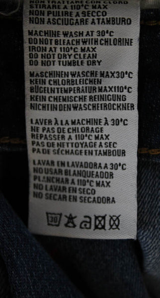 R13 Womens Skinny Jeans Blue Cotton Mid Rise 27in Inseam Size 24