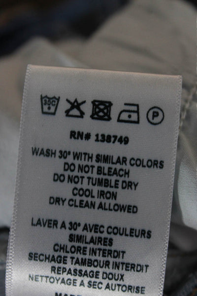 Etienne Marcel Women Skinny Jeans Blue Paint Splatter Cotton Size 24
