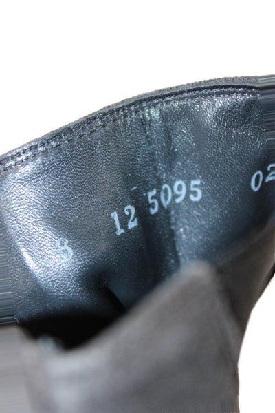 Paul Green Womens Leather Ankle Boots Heels Black Size 3