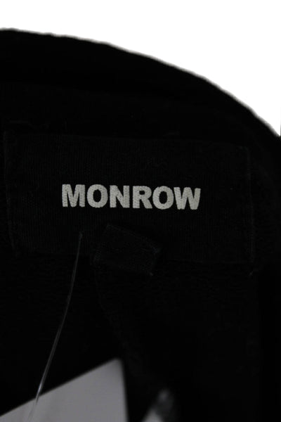 Monrow Womens Gray Rayon Blend Jogger Pants Drawstring Size S