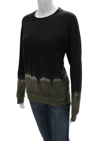 Electric & Rose Women Pullover Black Tie Dye Size XS