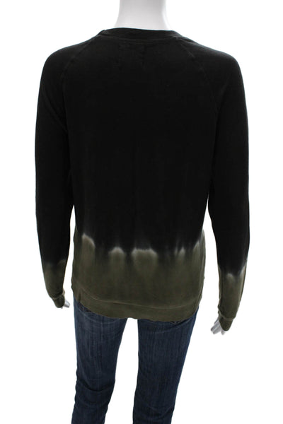 Electric & Rose Women Pullover Black Tie Dye Size XS