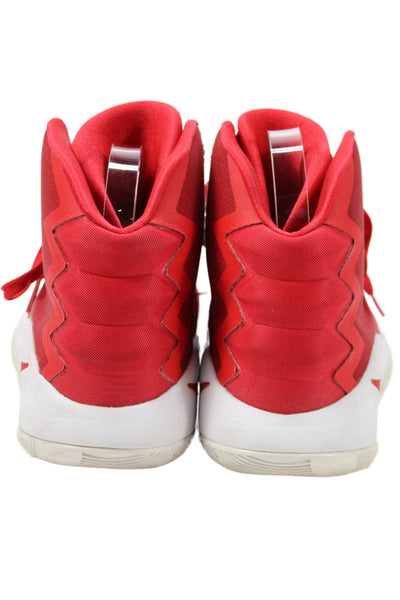 Nike Boys Lace Up Logo Hyper Dunk 2016 Sneakers University Red Size 8