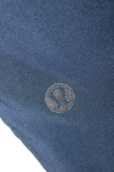 Lululemon Women Athletic Blue Shorts Synthetic Zip Size 2