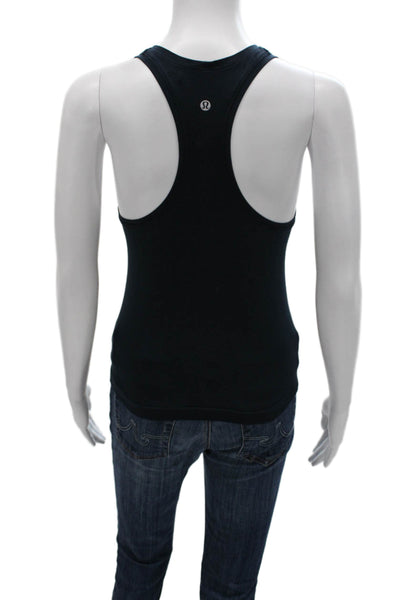 Lululemon Women Sleeveless Scoop Neck Basic Tank Black Size 4