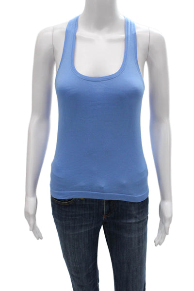 Lululemon Womens Blue Athletic Scoop Neck Tank Size 4