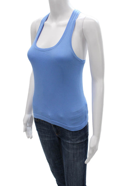 Lululemon Womens Blue Athletic Scoop Neck Tank Size 4