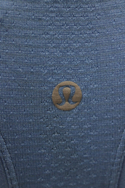 Lululemon Womens Blue Athletic Scoop Neck Tank Size 4