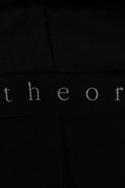 Theory Women Gray Wool Cashmere Overcoat Button Solid Size S