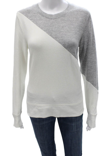 Summersalt Womens Gray Colorblock Pullover Sweater Long Sleeve Size M