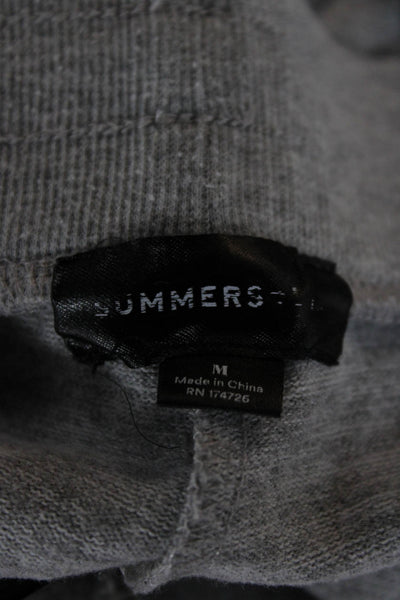 Summersalt Women Jogger Pants Gray Cotton Blend Drawstring Size M