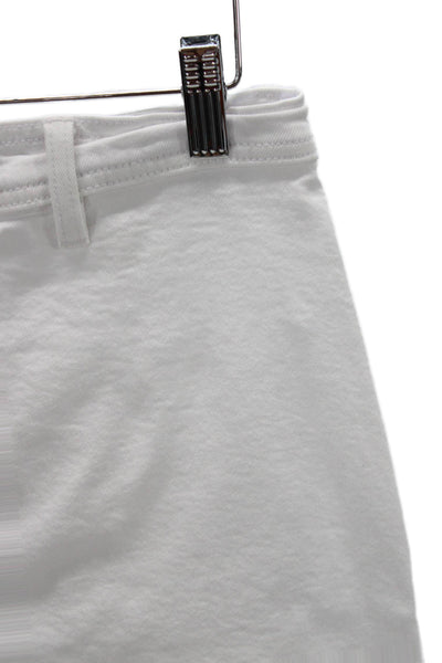 Pistola Womens Cropped High Rise White Jeans Cotton Blend Size 29