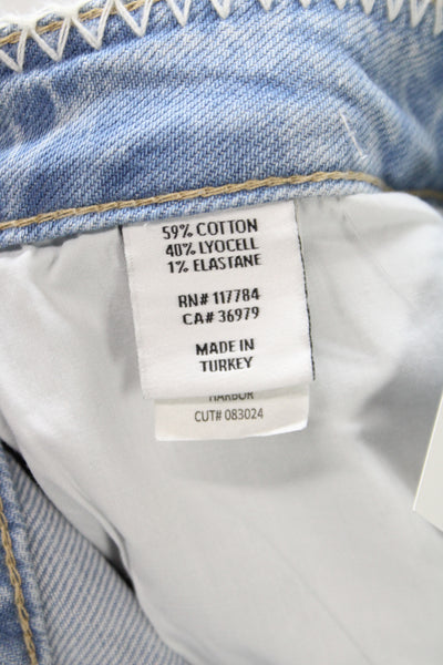 Rails Womens Cropped Wide Leg Jeans Light Blue High Rise Size 25