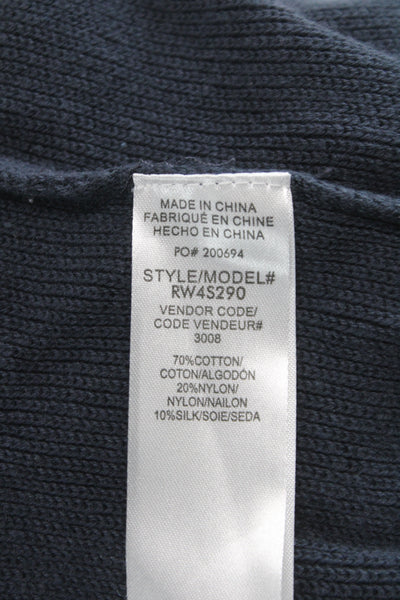 Splendid Unisex Pullover Sweater Dark Blue Round Neck Long Sleeve Size XS