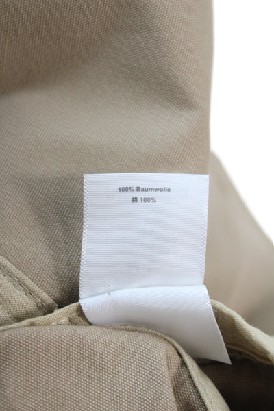 J Crew Womens Pull On Bucket Hat Khaki Beige Cotton Size Medium