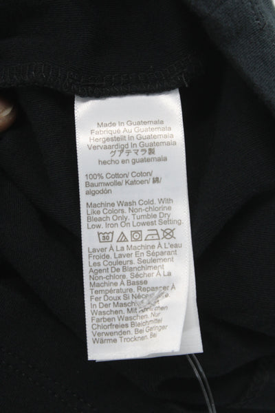 J Crew Womens Basic Black 100% Cotton Sleeveless Round Neck Tank Size M