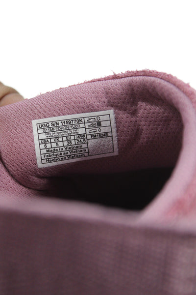 Ugg Womens Suede Goldenstar Adjustable Straps Clogs Pink Size 6