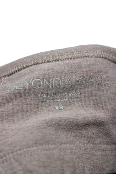 Beyond Yoga Womens Shelf Tank Top Leggings Set Beige Size Extra Small