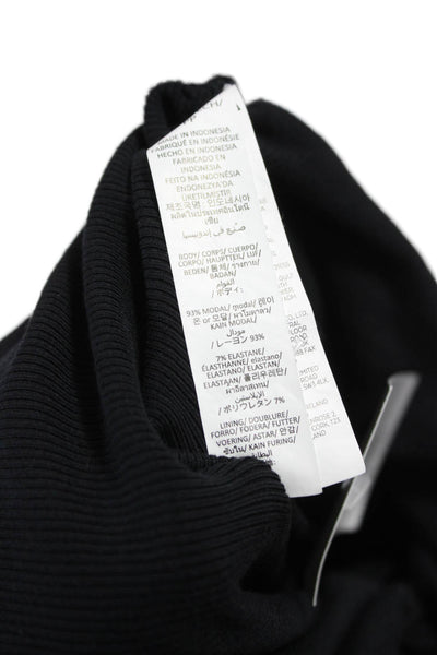 Alo Womens Sports Bra Black Nylon Blend Solid Sleeveless Size XS