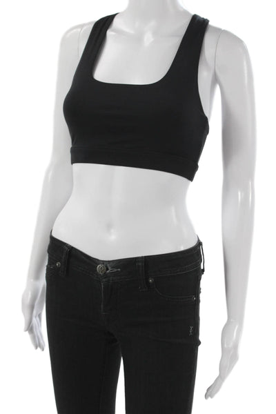Splits 59 Womens Racerback Sports Bra Black Size Extra Small