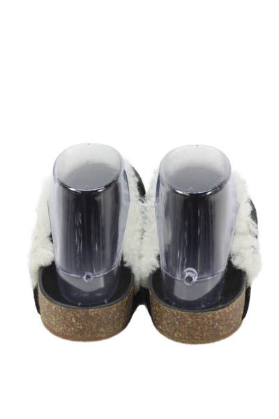 Jenni Kayne Womens Suede Slide On Clogs Black Size 36 6