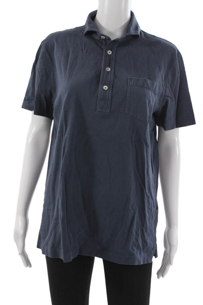 Ralph Lauren Purple Label Mens Short Sleeve Collared Polo Shirt Navy Medium