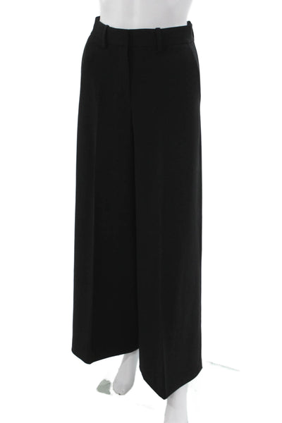 Theory Unisex Adults Dress Pants Black Triacetate Polyester Zip Size 00