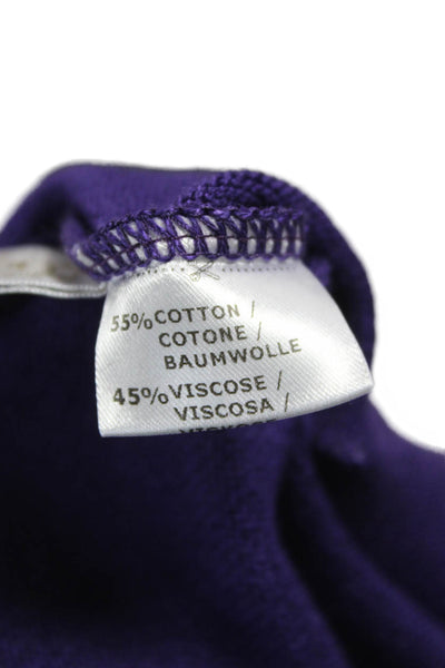 Jennifer T Womens Basic Knit Tank Purple Round Neck Sleeveless Size 50