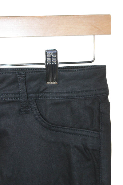 DL1961 Unisex Adults Skinny Black Biker Low Rise Jeans Size 26