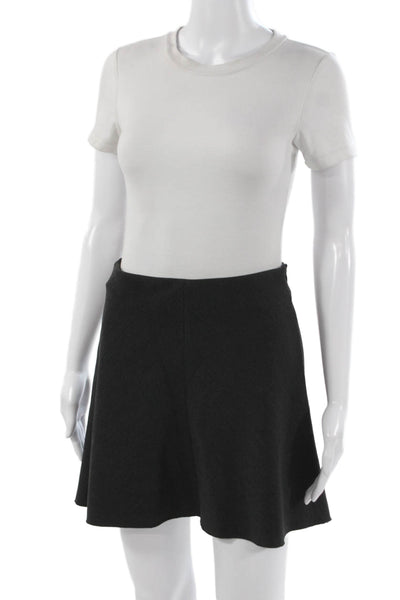 Zara Trafaluc Womens Mock Neck Tank Top A Line Skirt Set Grey Size Small